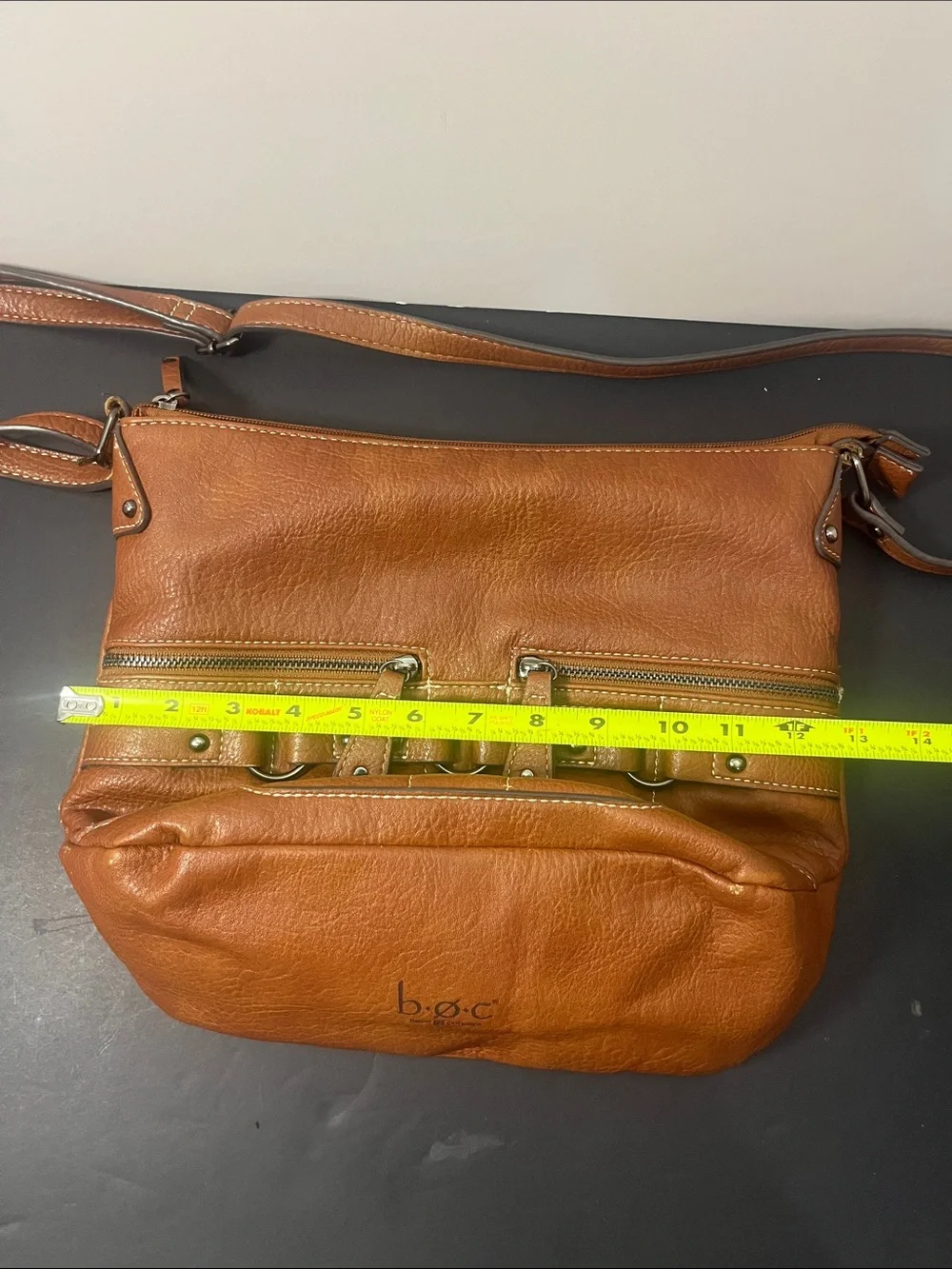 BOC Born Brown Faux Leather Crossbody Bag - Classic Shoulder Bag